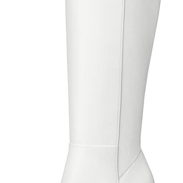 Black Knee High Boots Women - Platform Pointed Toe Stiletto Heel Suede Tall Boots for Fall Winter