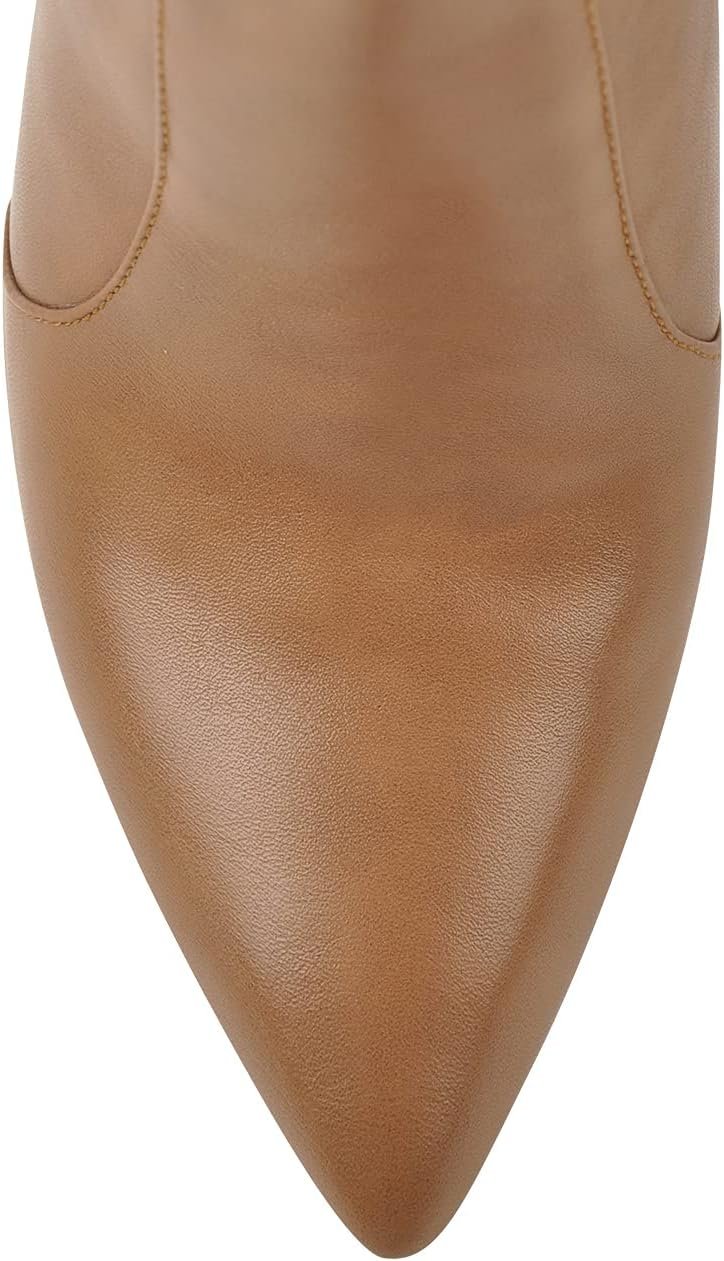 Women's Pointed Toe Under the Knee High Boots Stiletto High Heels - Image 2