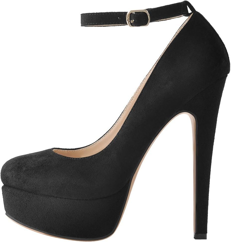 Women's Double Platform Stiletto High Heel Pumps