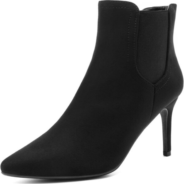Women's Pointed Toe Stiletto High Heel Ankle Booties