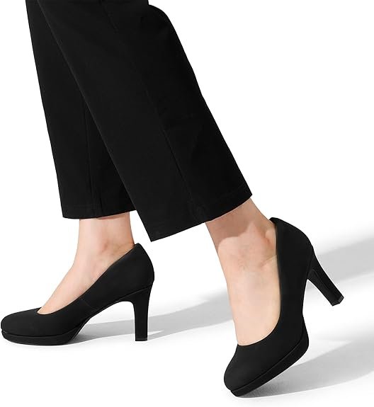 Women's Pumps Close Toe Low Heels Platform Heels Comfortable Office Work Dress Shoes for Women