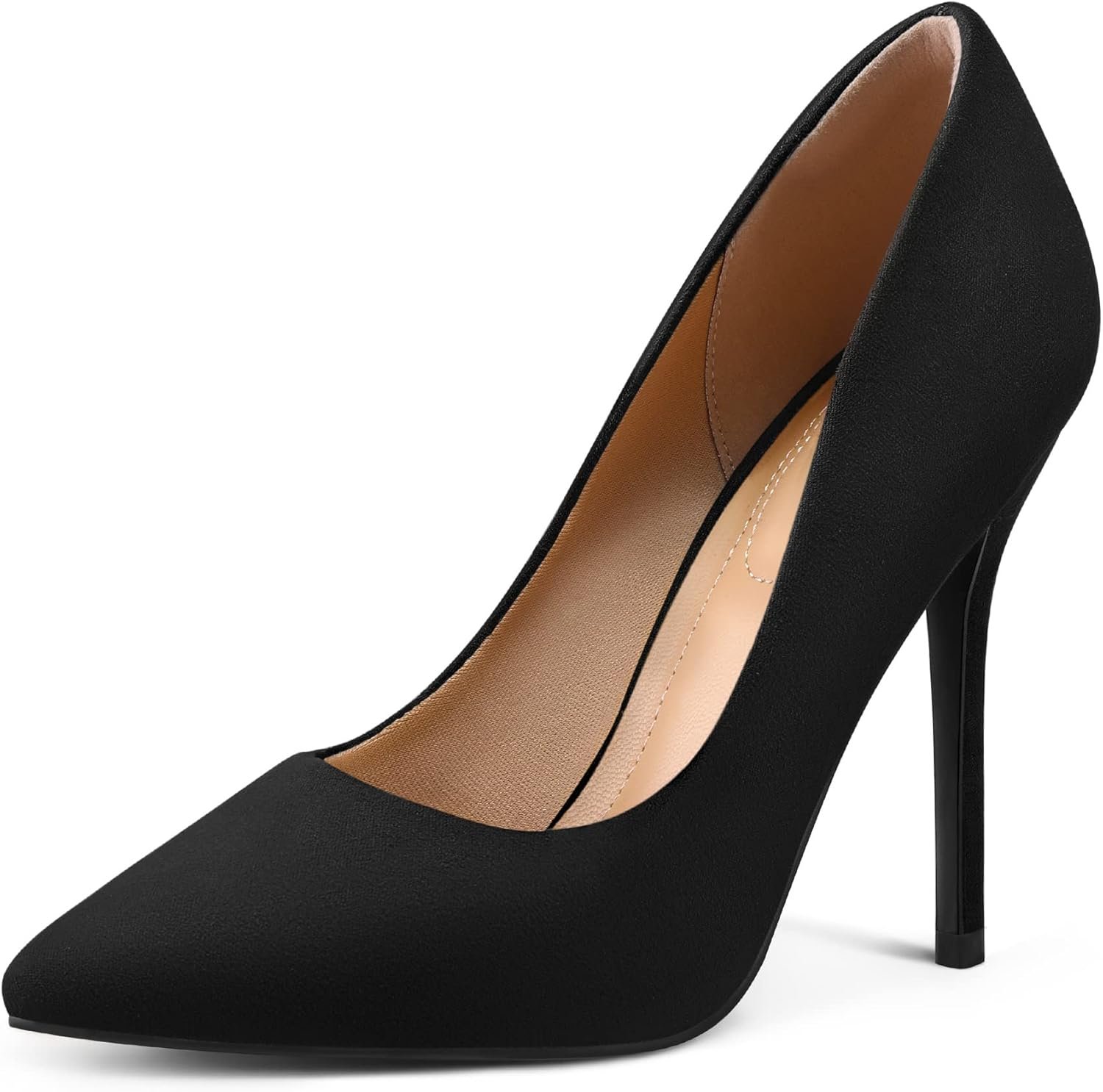 Women's High Heels Pumps Closed Pointed Toe Stiletto 4IN Heels Dress Wedding Shoes